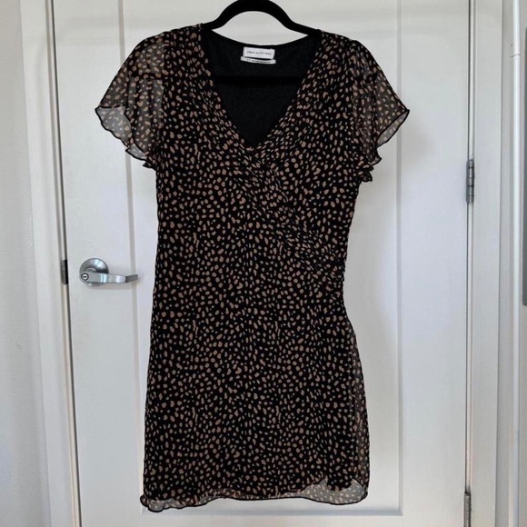 Urban Outfitters Brown + Black Polka Dot Dress - Picture 3 of 4